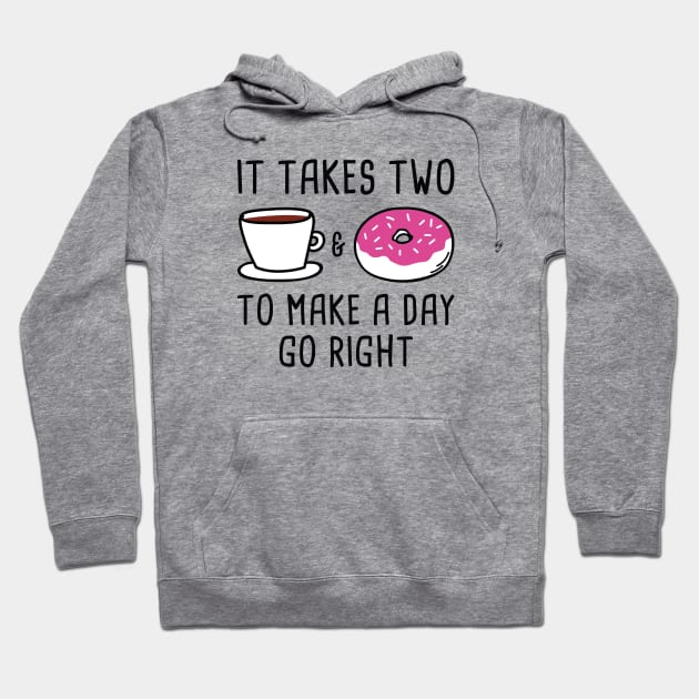 It Takes Two Hoodie by LuckyFoxDesigns